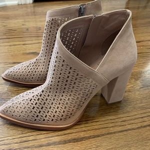 Vince Camuto Nude Booties